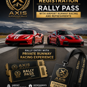 Standard Rally Entry with Airport Runway Racing Experience & Mansion Party (JUNE 20 2026)